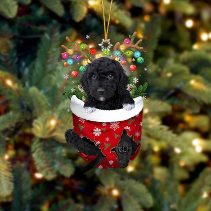 Stocking Pup Ornament