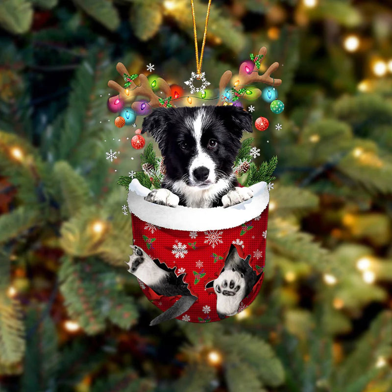 Stocking Pup Ornament