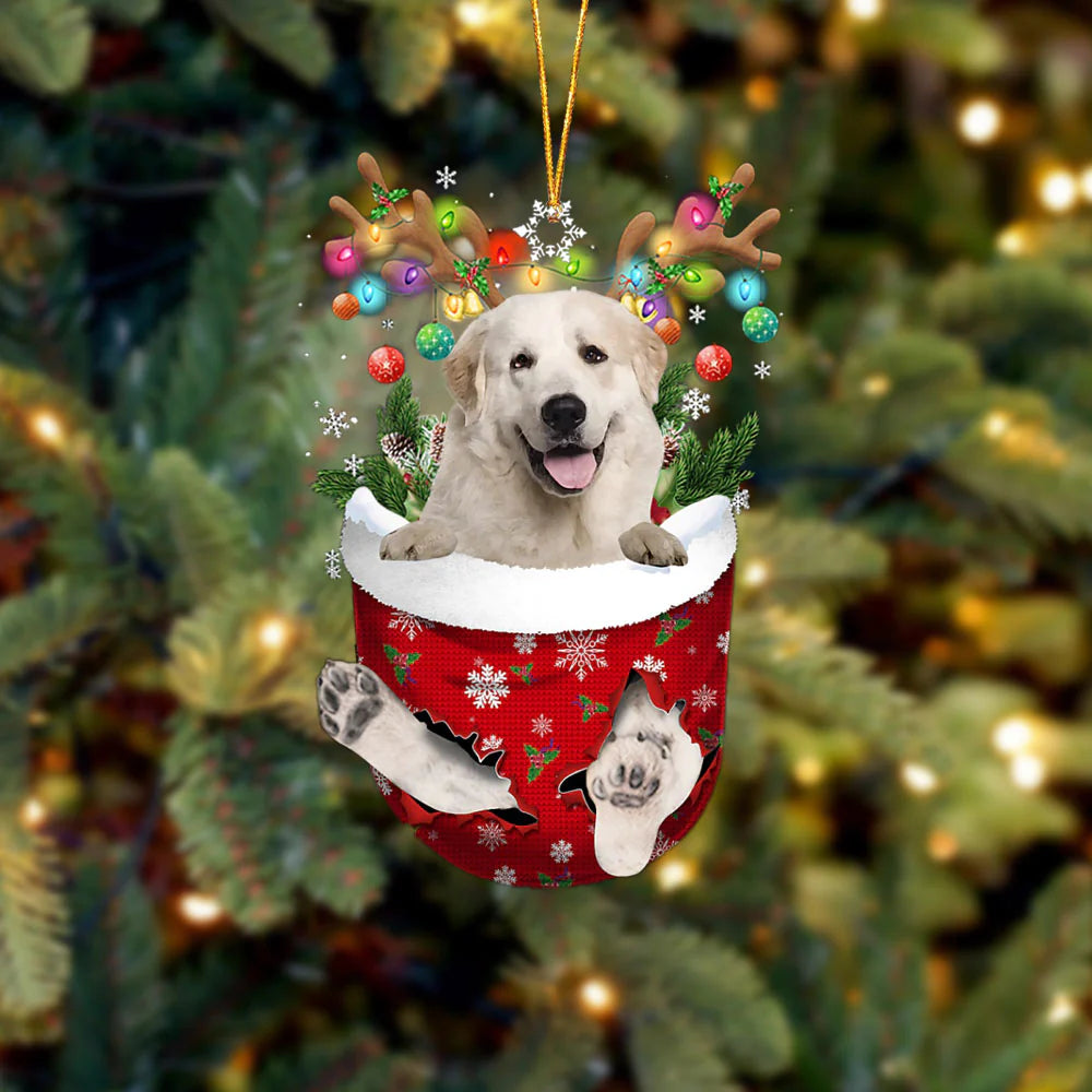 Stocking Pup Ornament