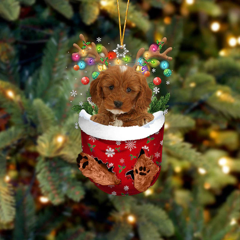 Stocking Pup Ornament