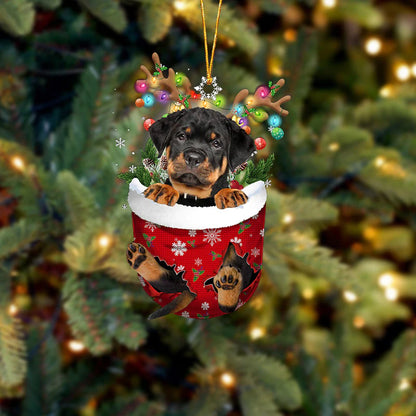 Stocking Pup Ornament