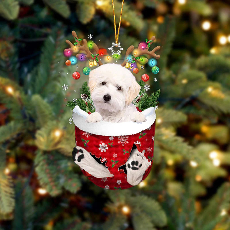 Stocking Pup Ornament