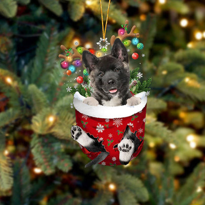 Stocking Pup Ornament