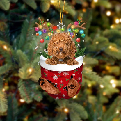 Stocking Pup Ornament